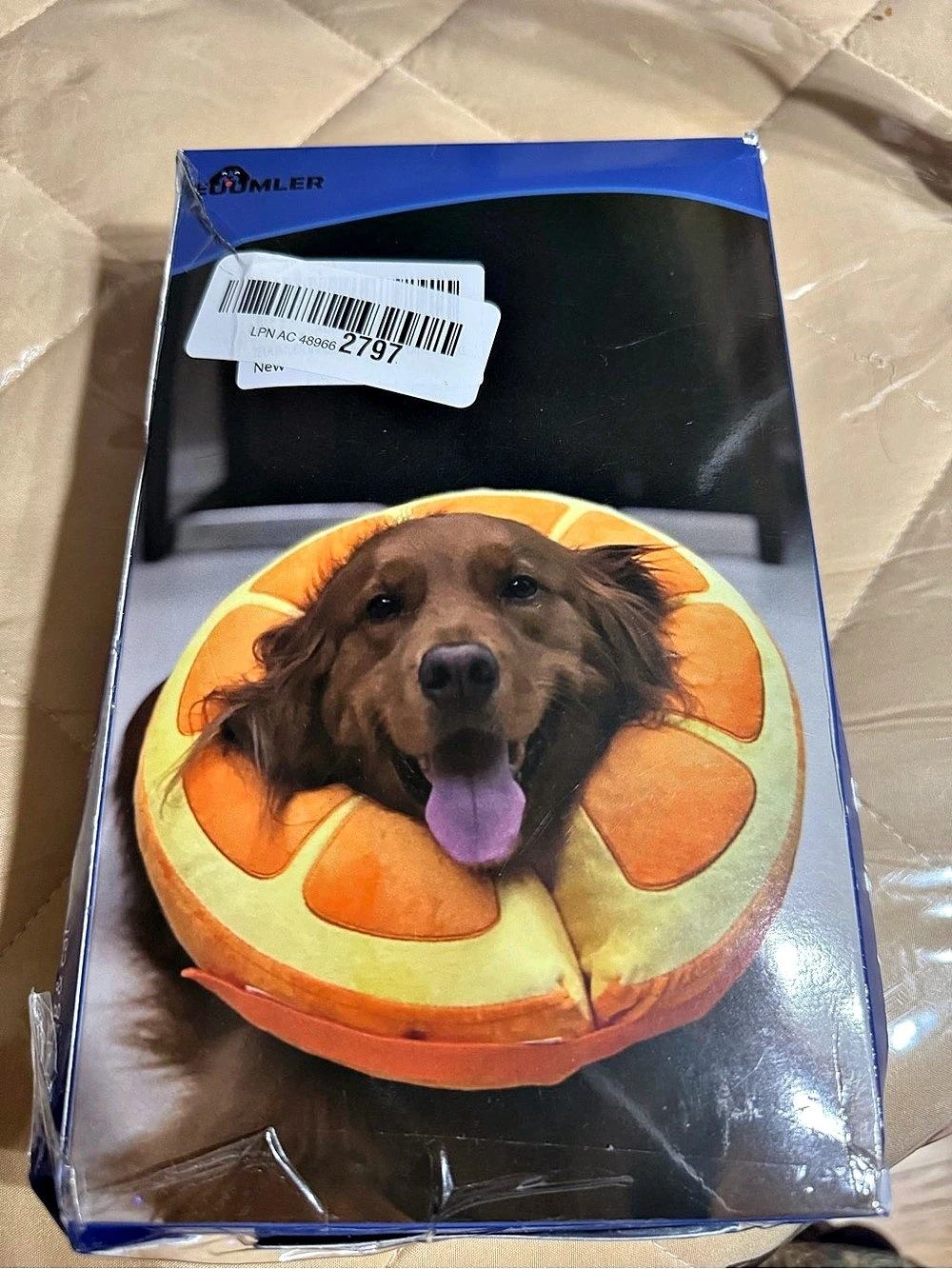 IEUUMLER Inflatable Recovery Dog Collar Protective Donut Cone XL